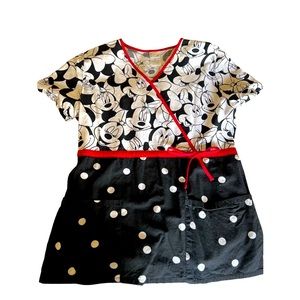 Minnie Mouse Scrub Top